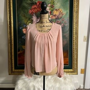BCBG “Don’t Blush” Cropped Blouse